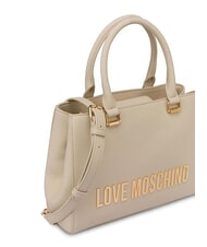 LOVE MOSCHINO BOLD LOVE Bolso de mano con bandolera Marfil - Bolsos Mujer - 3