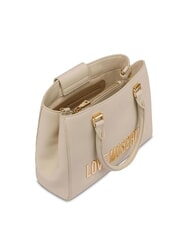 LOVE MOSCHINO BOLD LOVE Bolso de mano con bandolera Marfil - Bolsos Mujer - 4
