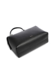 FURLA DOUBLE Bolso bandolera de piel negro - Bolsos Mujer - 4
