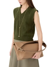 FURLA LARA Bolso bandolera de piel desierto - Bolsos Mujer - 6