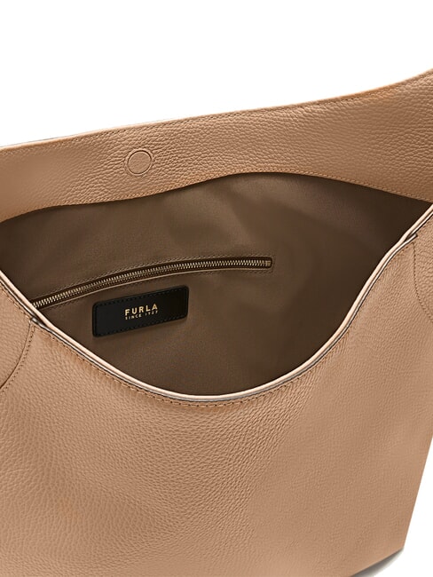 LARA Bolso bandolera de piel desierto - Bolsos Mujer