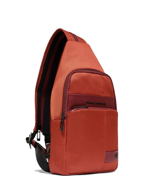 WOLLEM Mochila bandolera para iPad Mini naranja2 - Bandoleras Hombre