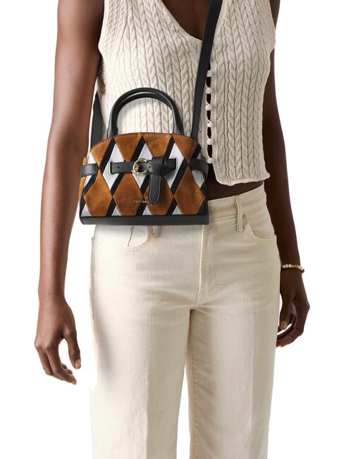 SABINE Bolso de mano con correa para el hombro FLOR / NOIR - Bolsos Mujer