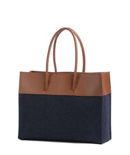 COCCINELLE MYRTHA DENIM Bolso de hombro guarida azul/coñac - Bolsos Mujer - 3