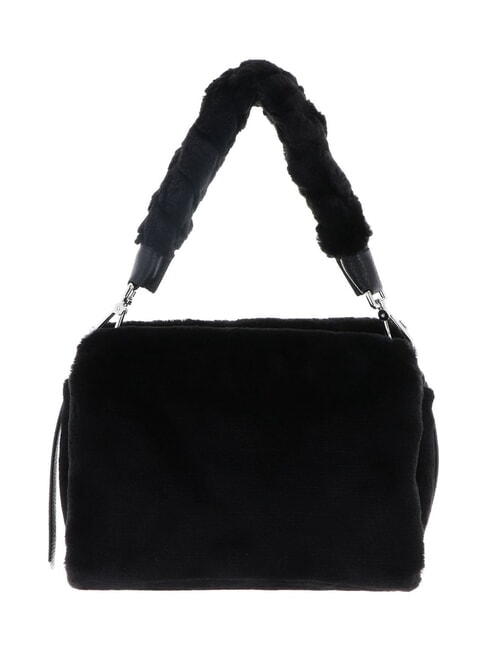 BOHEME SYNTHETIC FUR Bolso de hombro negro - Bolsos Mujer