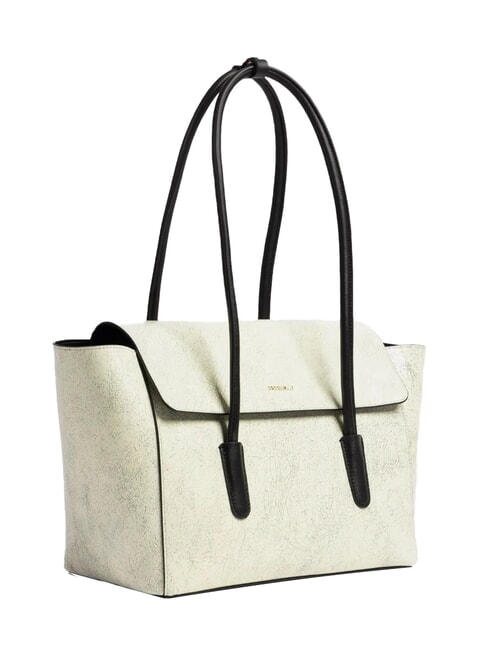 DOUBLE BEAT CRA Bolso de hombro nieve/noir - Bolsos Mujer