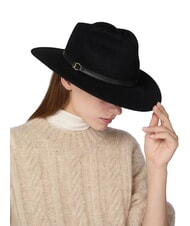 COCCINELLE LISE HAT Sombrero negro - Sombreros - 4