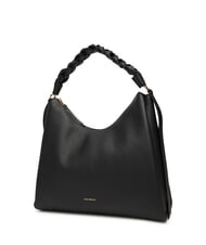 COCCINELLE CAMPIONARIO - BOHEME GRANA DOUBLE Bolso bandolera grande de piel negro/co&ntilde;ac - Bolsos Mujer - 2