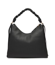 COCCINELLE CAMPIONARIO - BOHEME GRANA DOUBLE Bolso bandolera grande de piel negro/co&ntilde;ac - Bolsos Mujer - 3