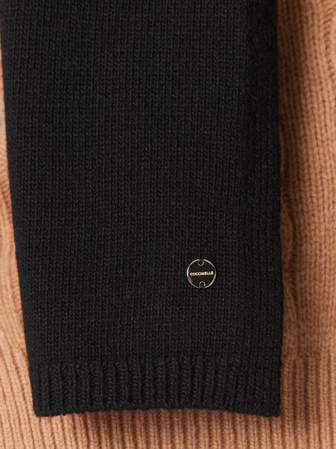 ELEONOR bufanda de mezcla de lana negro - Bufandas