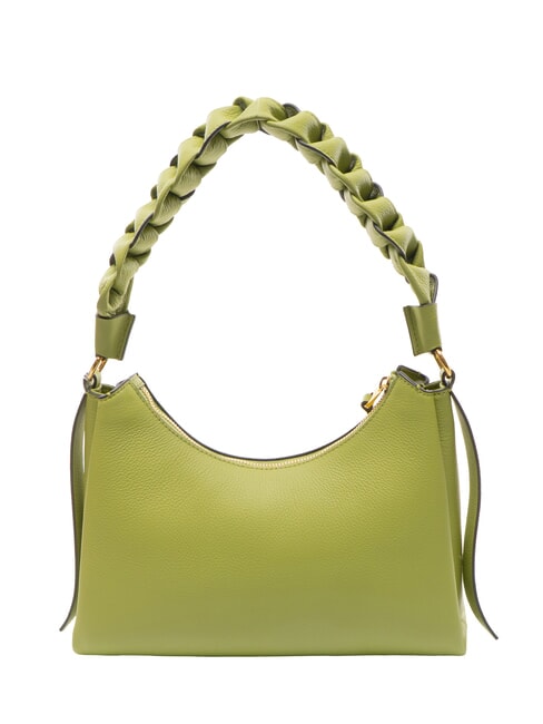 BOHEME GRANA DOUBLE Bolso mediano de piel guacamole/algas - Bolsos Mujer