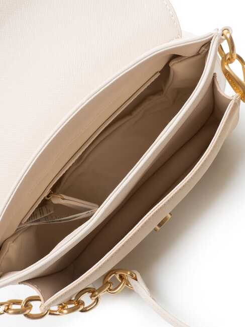 UNIKA Bolso bandolera pequeño con solapa crudo/beige - Bolsos Mujer