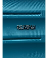 AMERICAN TOURISTER SPEEDLINK Juego de 3 carritos: cabina, mediano, grande verde azulado - Set Trolley - 8