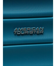 AMERICAN TOURISTER SPEEDLINK trolley de equipaje de mano verde azulado - Equipaje de mano - 7