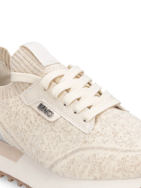 EVELYN 916 Zapatillas de calcetín leche - Zapatos Mujer