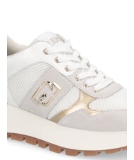 LIUJO AMAZING 43 Zapatillas con inserciones de tejido de malla blanco - Zapatos Mujer - 3