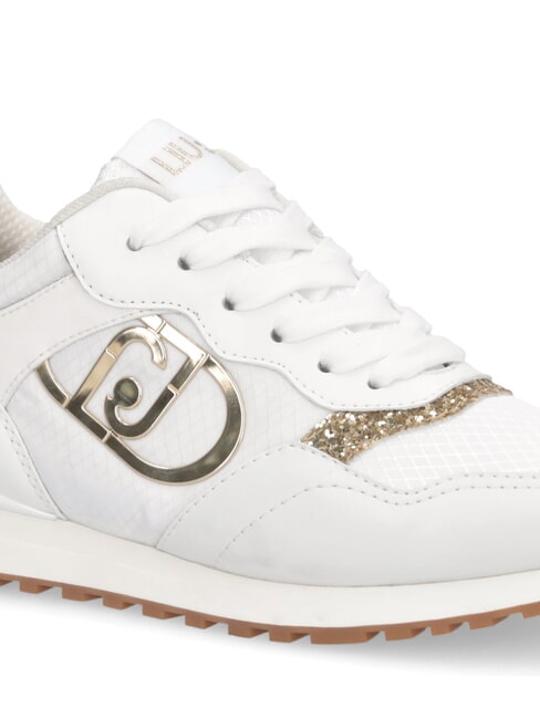 MAXI WONDER LOW Zapatillas con detalles de purpurina blanco - Zapatos Mujer