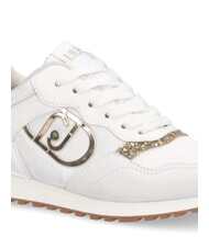 LIUJO MAXI WONDER LOW Zapatillas con detalles de purpurina blanco - Zapatos Mujer - 4