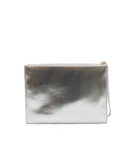 TOMMY HILFIGER TH MONOGRAM Clutch tipo sobre con correa de mu&ntilde;eca plata met&aacute;lica - Bolsos Mujer - 4