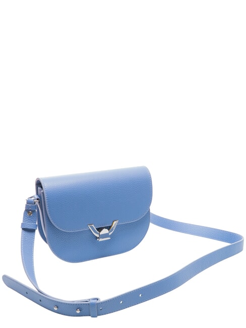 DEW Mini bolso de hombro, en piel azul - Bolsos Mujer