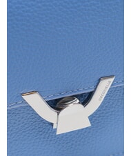 COCCINELLE DEW Mini bolso de hombro, en piel azul - Bolsos Mujer - 3