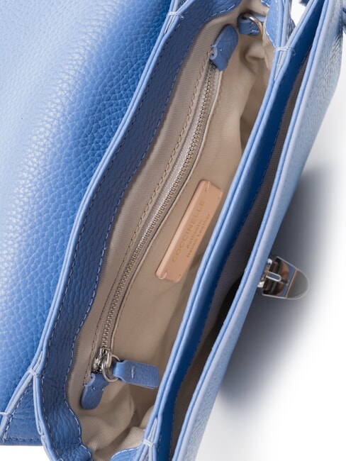 DEW Mini bolso de hombro, en piel azul - Bolsos Mujer