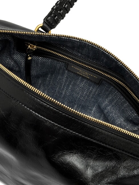 ROXY Bolso de piel con bandolera negro - Bolsos Mujer