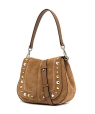 GIANNI CHIARINI HELENA ROUND Bolso de ante de doble función - Bolsos Mujer