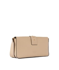 PINKO LOVE ONE CLASSIC SLOUCHY Bolso de hombro de piel beige-gris ahumado-oro antiguo - Bolsos Mujer - 2