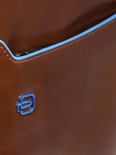 BLUE SQUARE Mochila de piel, soporte para portátil de 14" BROWN - Mochilas para portátil