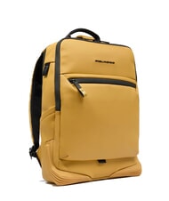 PIQUADRO CORNER SPECIALE GOMMATO Mochila para portátil de 15,6" amarillo - Mochilas para portátil - 2