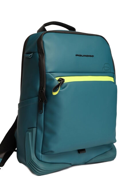 CORNER SPECIALE GOMMATO  Mochila para PC de 14" verde azulado - Mochilas para portátil