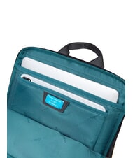 PIQUADRO CORNER SPECIALE GOMMATO  Mochila para PC de 14" verde azulado - Mochilas para portátil - 4