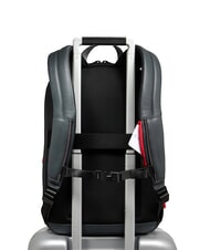 PIQUADRO URBAN Mochila de cuero para portátil de 15,6" Gris - Mochilas para portátil - 4