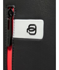 PIQUADRO URBAN Mochila de cuero para portátil de 15,6" Gris - Mochilas para portátil - 5