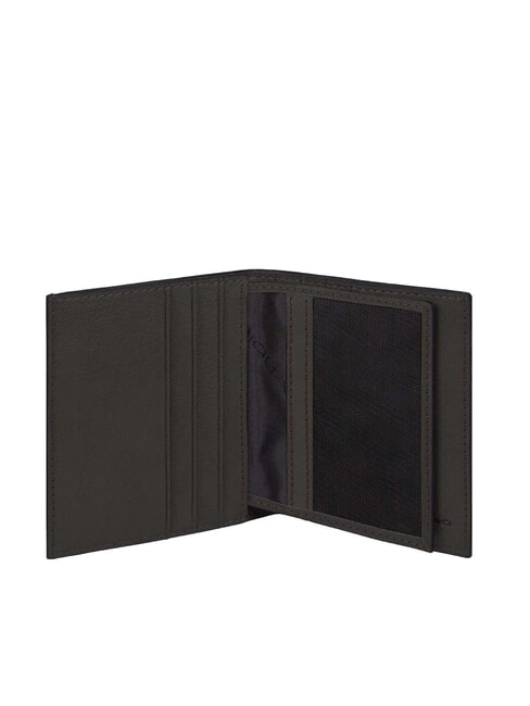 BLACK SQUARE  Cartera vertical de piel MORO - Carteras Hombre