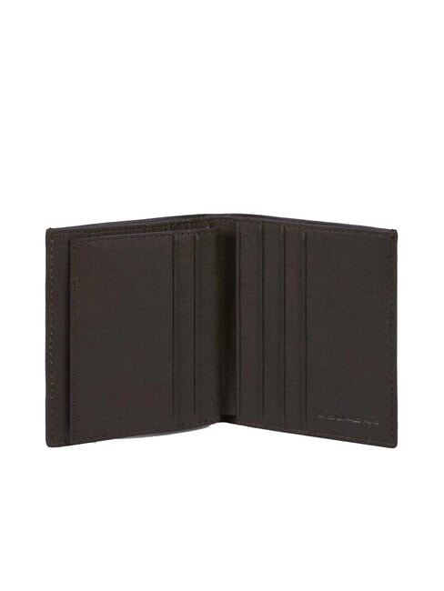 BLACK SQUARE  Cartera vertical de piel MORO - Carteras Hombre
