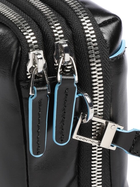 BLUE SQUARE Bolso de mano de piel organizado negro - Fundas para tablet & Organizer