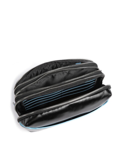 BLUE SQUARE Bolso de mano de piel organizado negro - Fundas para tablet & Organizer