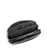 PIQUADRO BLUE SQUARE Bolso de mano de piel organizado negro - Fundas para tablet & Organizer - 4