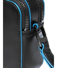 PIQUADRO BLUE SQUARE Bolso de mano de piel negro - Bolsos Mujer - 4