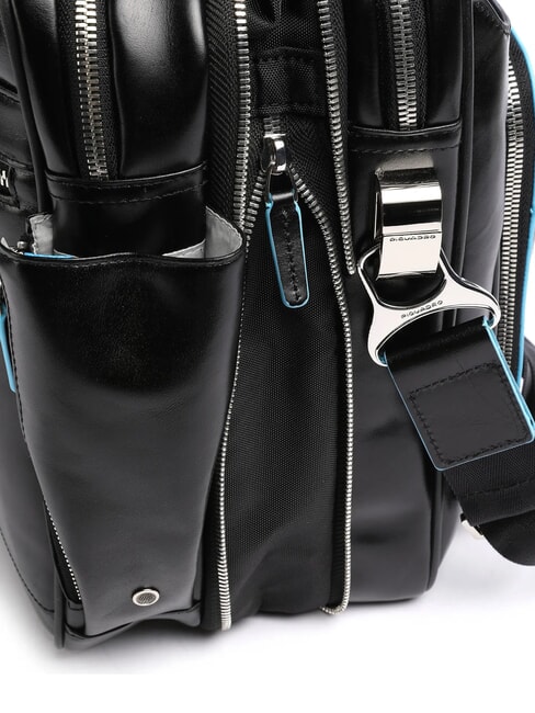 BLUE SQUARE Maletín para portátil de 15 "en piel negro - Maletines de Trabajo