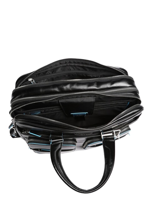 BLUE SQUARE Maletín para portátil de 15 "en piel negro - Maletines de Trabajo