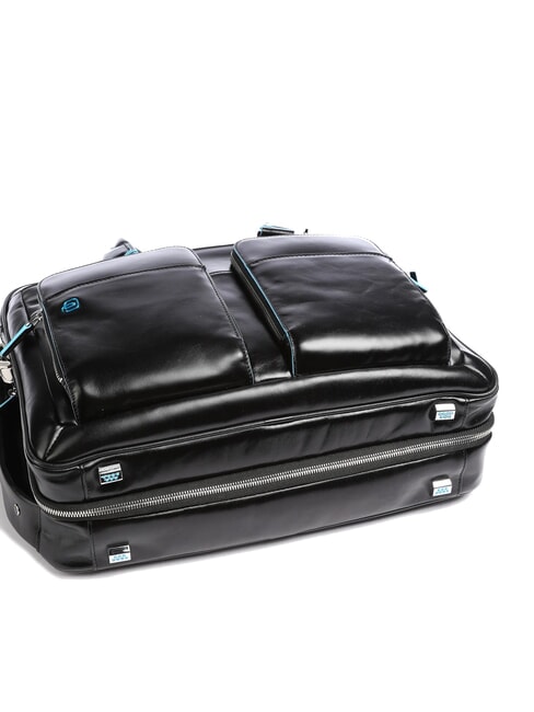 BLUE SQUARE Maletín para portátil de 15 "en piel negro - Maletines de Trabajo