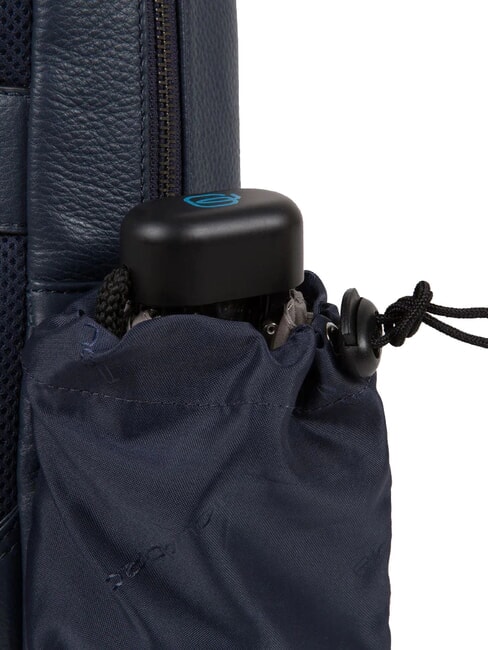 MODUS SPECIAL Mochila de piel para PC 14 " azul - Mochilas para portátil