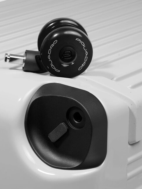 POP Carro grande blanco - Trolley Rígidos