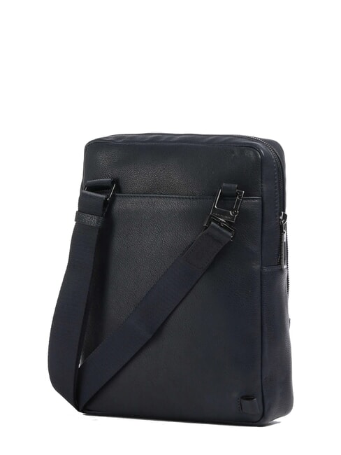 CRONUS Bolsa de cuero para iPad azul - Bandoleras Hombre