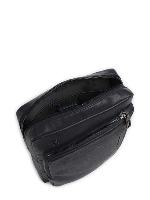 CRONUS Bolsa de cuero para iPad azul - Bandoleras Hombre