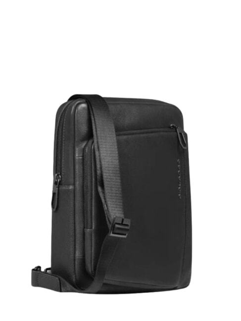 CRONUS Bolsa de cuero para iPad negro - Bandoleras Hombre