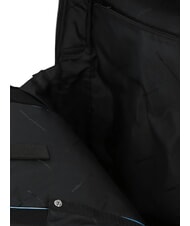 PIQUADRO X1 Mochila de piel, soporte para pc de 15,6" azul / marrón - Mochilas para portátil - 4